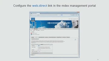 Connectivity to mobile devices by using mdex web.direct