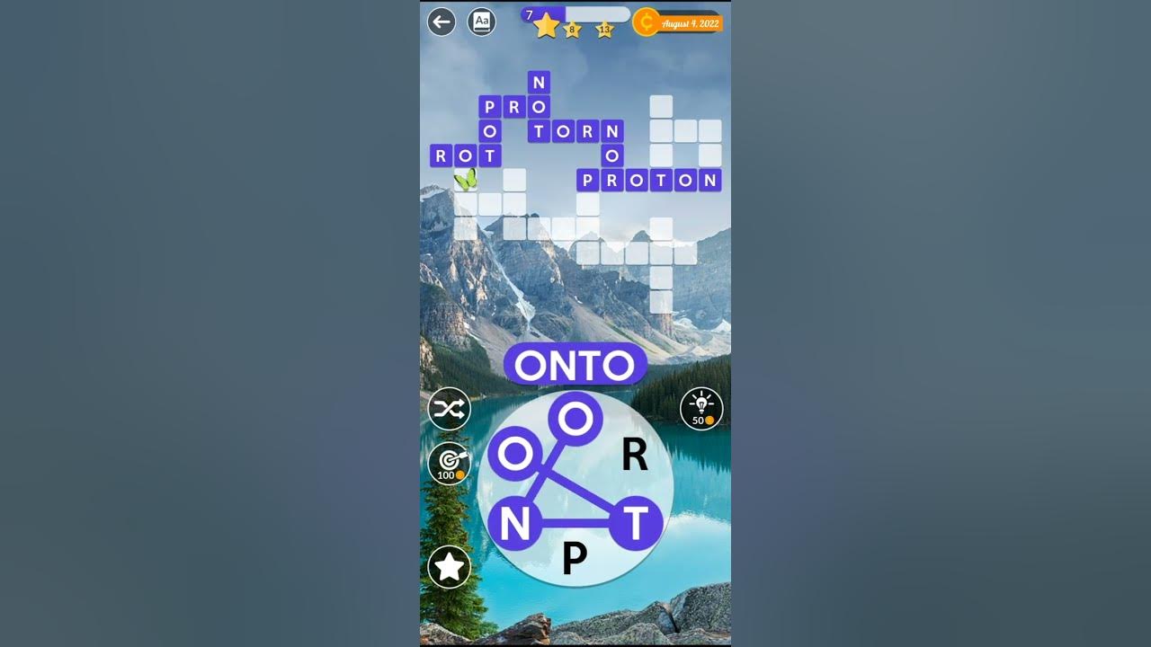 Wordscapes Daily Puzzle August 4, 2022 YouTube