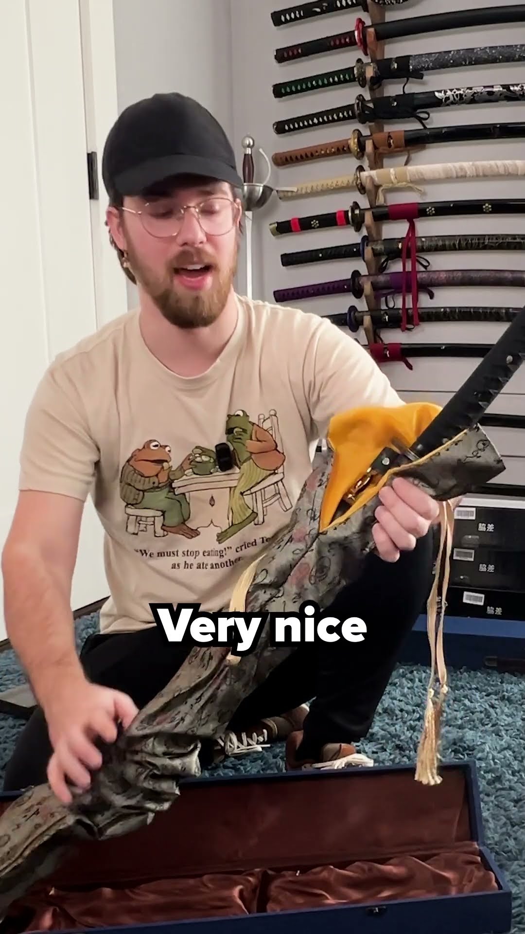 Working at a sword company comes with insane perks