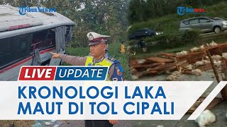 Kecelakaan di Tol Cipali Truk Muatan Ayam Vs Bus Primajasa, Kedua Sopir Meninggal Dunia