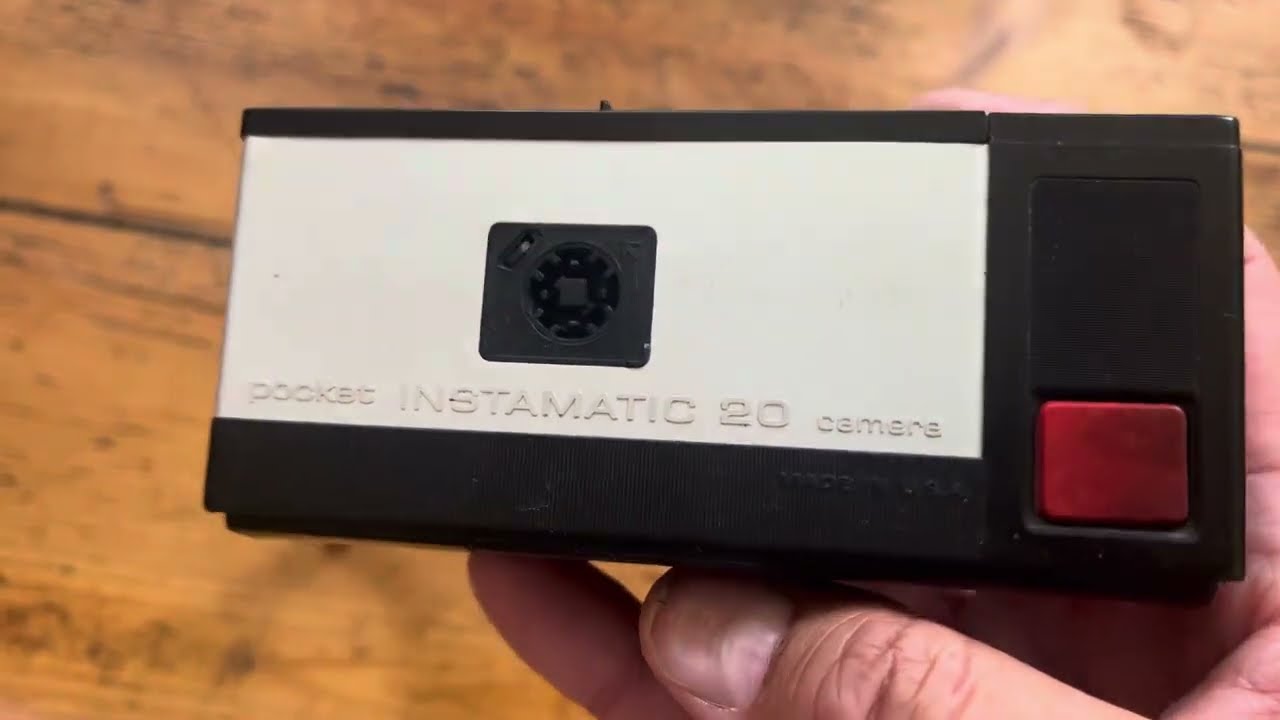 Kodak pocket instamatic 20 vintage photo film camera test