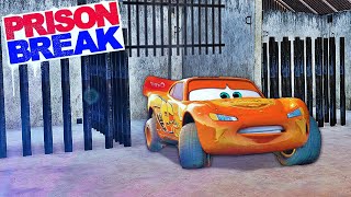 PRISON BREAK with LIGHTNING MCQUEEN in BeamNG.drive