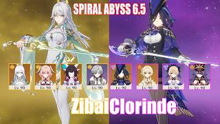 C0 Zibai & C0 Clorinde Spiral Abyss 6.5 Genshin Impact
