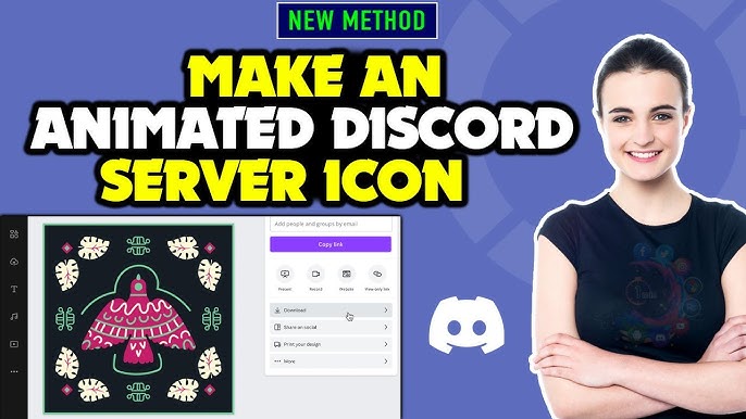 3D Flame Discord Server Icon Maker