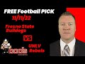 Free Football Pick Fresno State Bulldogs vs UNLV Rebels Prediction, 11/11/2022 College Football
