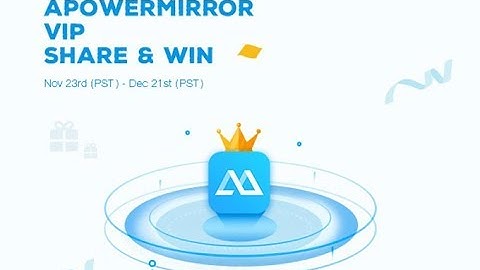 ApowerMirror Thanksgiving Promotion Event Guide