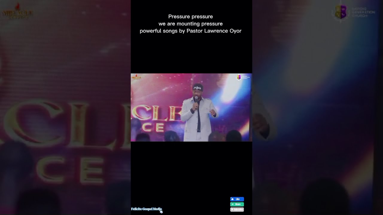Pressure We Are Mounting Lawrence Oyor Miracle Service Understanding Angels