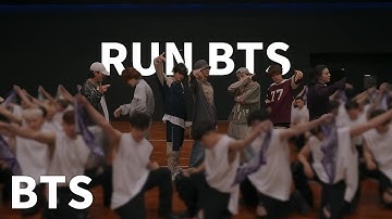 BTS (방탄소년단) 달려라 방탄 (RUN BTS) 안무영상 거울모드 [Zoomed 4k]