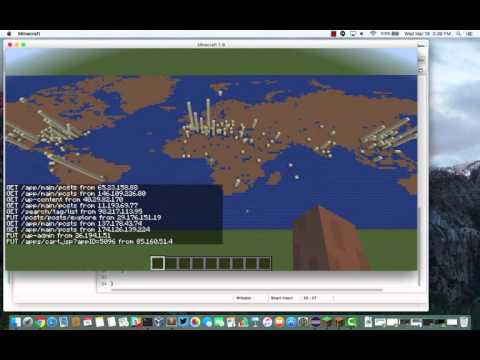 Visualizing Apache Log Data... with StreamSets & Minecraft!