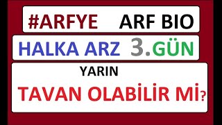 Arf Bio Halka Arz 2. Gün Yarin Tavan Olabi̇li̇r Mi̇? Bist Borsa Para Şi̇rket Coin Share