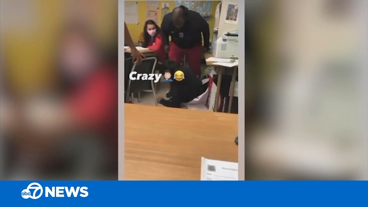 Video shows California substitute teacher slamming student to ground