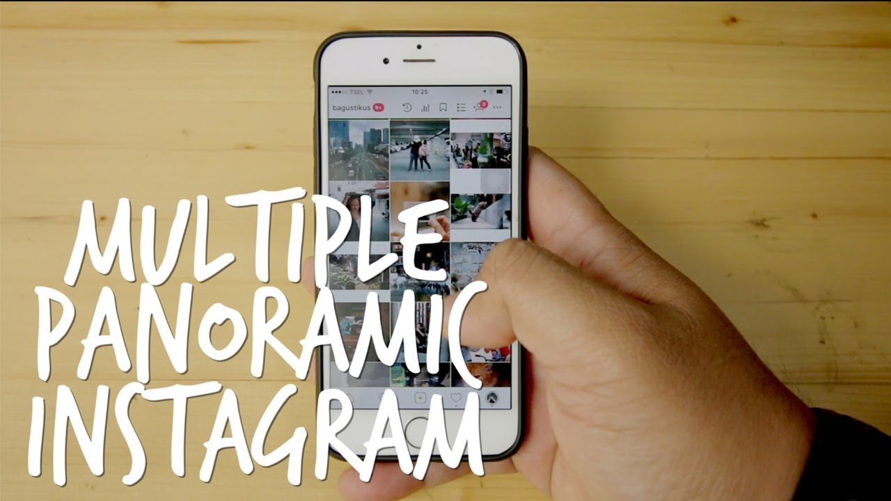 Tutorial Multiple Panoramic Instagram YouTube