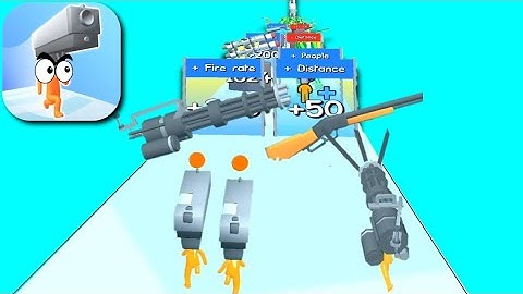 Gun Head Run - Amazing Best Walkthrough Satisfying And Relaxing Games