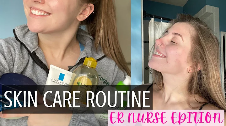 ER Nurse // post work skincare routine!