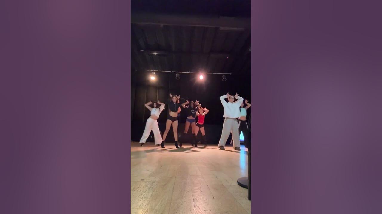 Sophia trips on her heels while dancing #katseye #katseyesophia #katseyegabriela