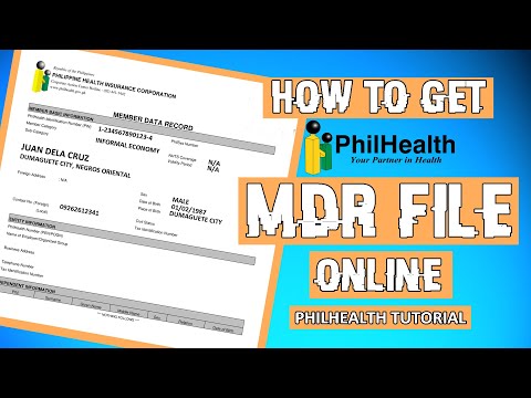 HOW TO GET PHILHEALTH MDR FILE ONLINE | PHILHEALTH TUTORIAL