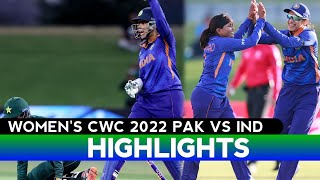 Pakistan women vs India women match 4 Highlights 2022 - PAK vs IND women cwc Highlight 2022