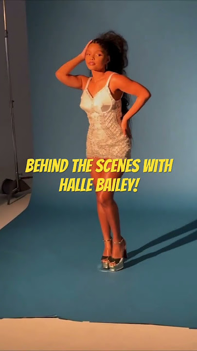 Photo shoot with Halle Bailey!