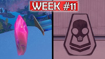 All Week 11 CHALLENGES (Place Spirit Crystal & More) Guide - Fortnite