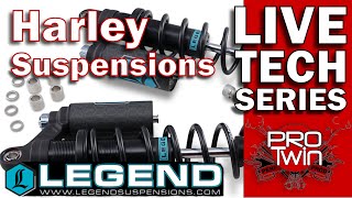 Harley Suspension  Live with Legend  Kevin Baxter  Pro Twin Performance