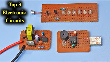 [NEW] Make 3 Useful Electronic Circuits Using 555 IC, IRFZ44N Mosfet & BC547 Transistor