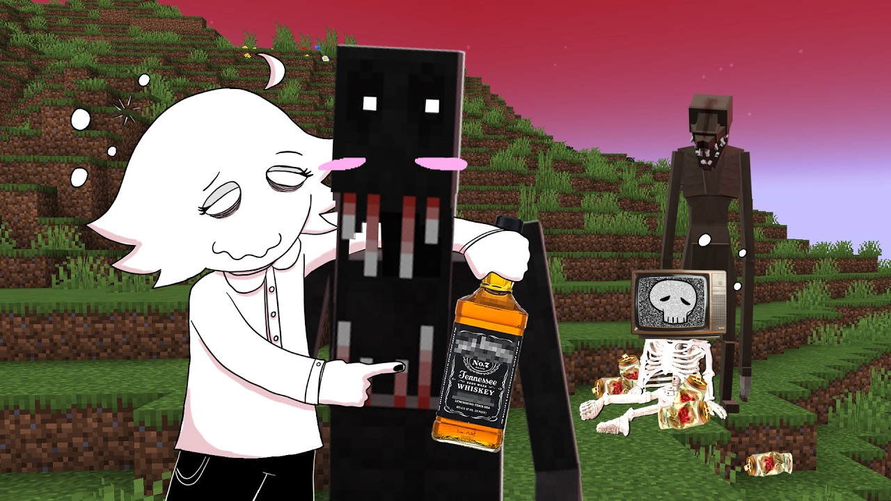 Minecraft Dwellers, But Take A Shot