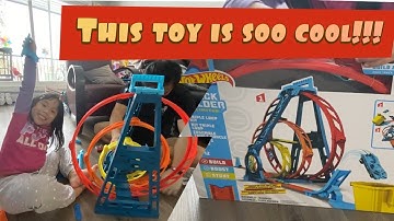 UNBOXING Hotwheels Track Builder Unlimited. (Triple loop Kit)