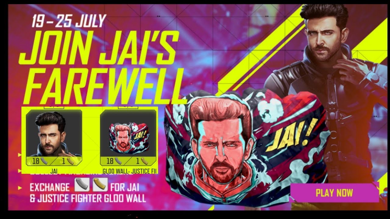 Join Jai's Farewell Party ll Free Fire New Event ll Jai Party New Event Today