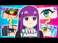 4 EYES 1 ANIME QUIZ 📸 LEVEL HARD - EASY 🔥 | anime quiz