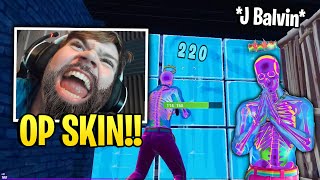 Mongraal Tries Using J Balvin Skin in Arena for THE FIRST TIME then This Happened...