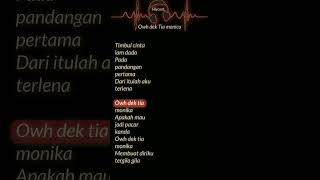 Oh dek tia monica lyrics | #music #song #lyrics