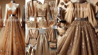 The most elegant golden beige evening outfits 2024 🌻اجمل تنسيقات باللون الذهبي والبيج ٢٠٢٤🌻🌻💛💛