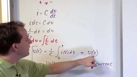 Lesson 9 - Voltage, Power, And Energy Storage In A Capacitor (Engineering Circuits)