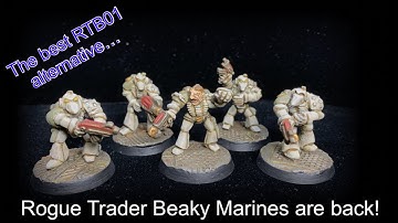 Rogue trader beaky marines are back! The best RTB01 alternative? hand sculpted retro space marines