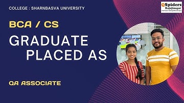 Success Story of BCA(CS) Graduate placed as QA Associate