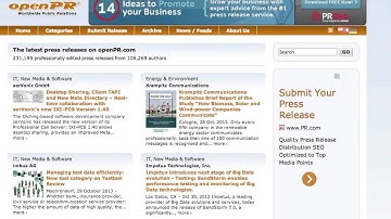 Free Traffic Sources Part 7 - Press Release Websites