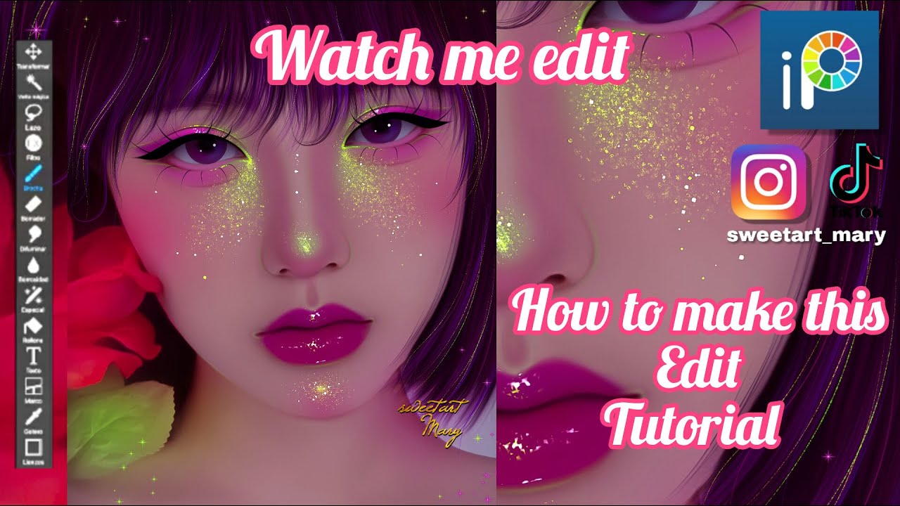 IBIS PAINT X TUTORIAL /💗 🦩 how to make this edit ibispaintx YouTube