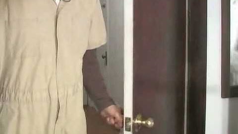 Removing Bottom Hinge Pin on Door