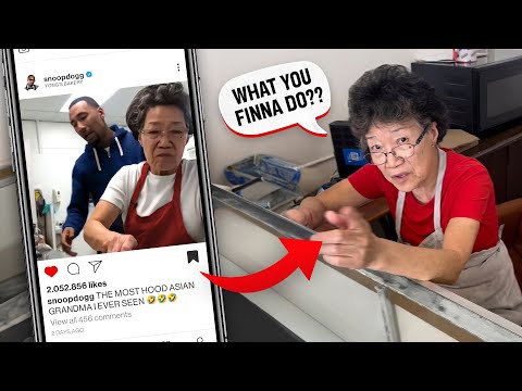 I asked Hood Asian Grandma to make $1,000 Cake! SHE YELLED AT ME