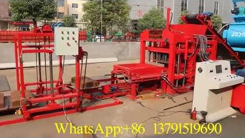 QTJ4-18 Hydraulic Automatic Block Making Machine/Interlocking Pavement Brick Machine