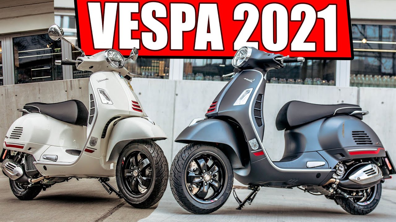 VESPA GTS 300 2021 \u0026 VESPA GTS 125 2021 WAS HAT SICH VERÄNDERT? - YouTube