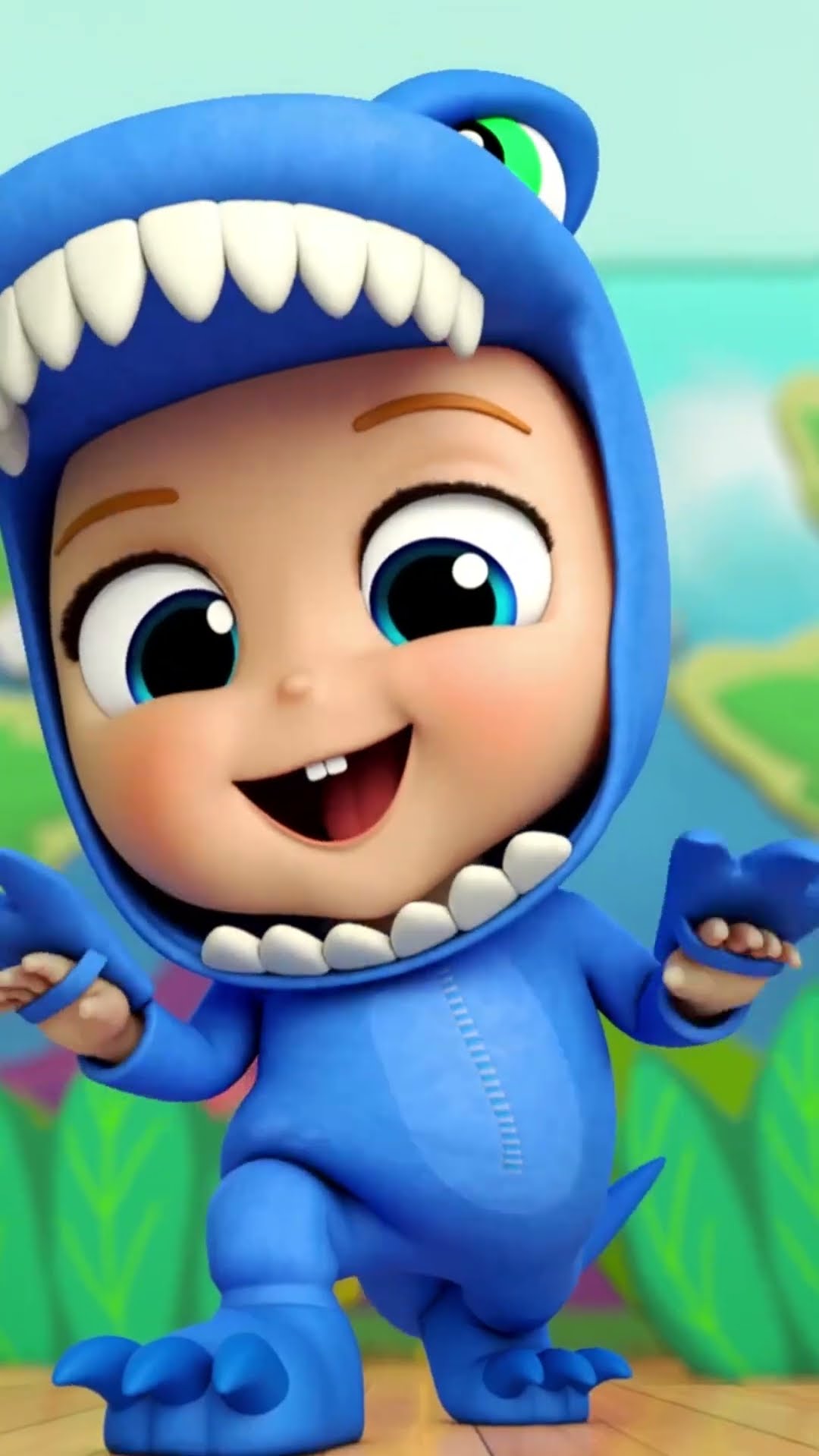 Dino bate palmas? #música #infantis #brazil #littleangel