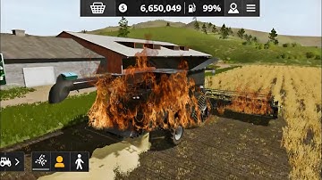 Fs 20 Harvesting Crops And Collect Straw | Farming Simulator 20 Gameplay | Fs20 Timelapse #fs20 