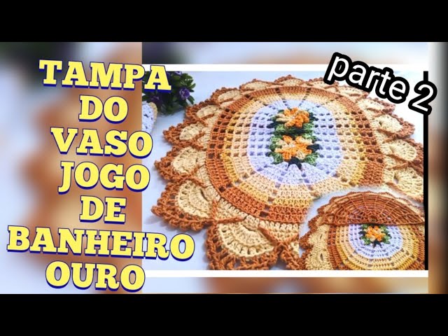 parte 1 jogo de banheiro ouro tapete da pia 