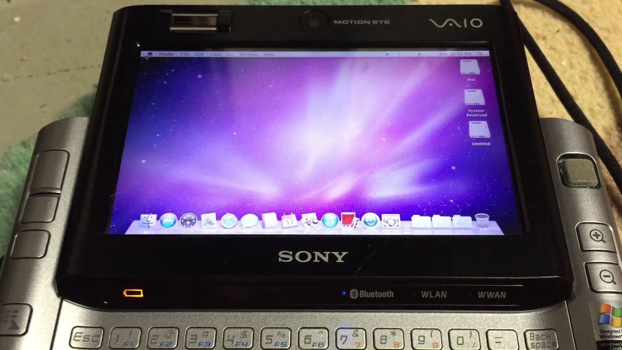 Sony Vaio Ux Umpc Hackintosh Overview Youtube