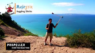 Juggling Devil Sticks Tricks at Sleeping Bear Dunes National Park