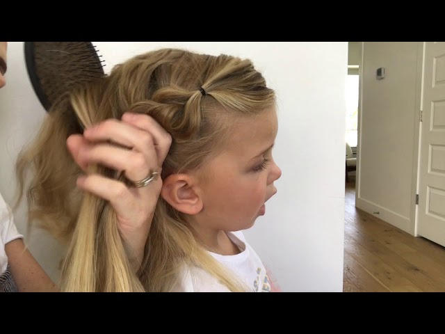 Little Girls Hair Tutorial (Elsa Braid) -- Milo class=