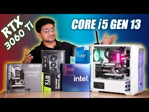 Intel 13th Gen Core i5-13600K Gaming PC Build 🔥| 4K Gameplay & Benchmarks 🕹 | Raptor Lake PC Build 🤩