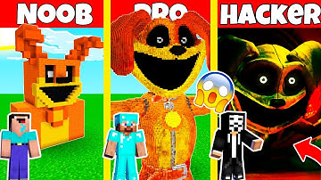 DOGDAY POPPY PLAYTIME CHAPTER 3 DEEP SLEEP HOUSE BUILD CHALLENGE - NOOB vs PRO vs HACKER / Animation