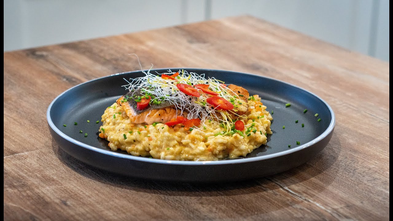Jak zrobić idealne risotto - wersja ze smażonym łososiem